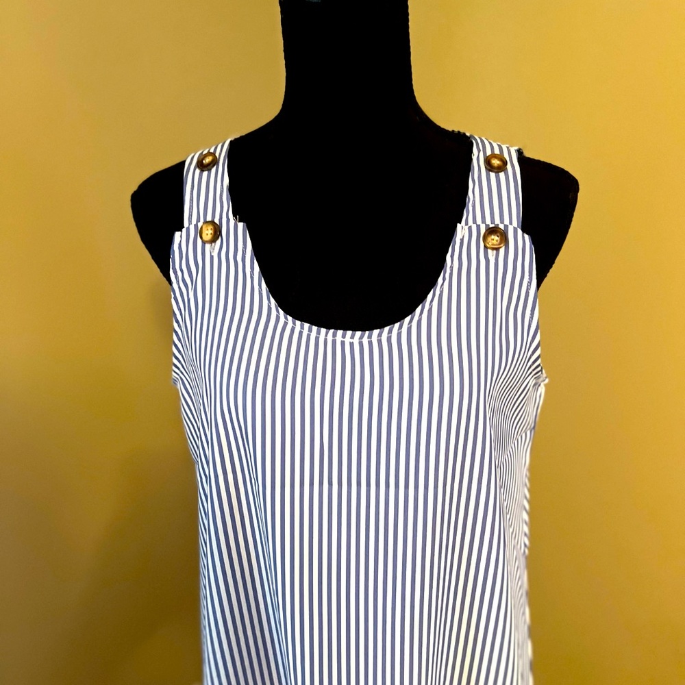 Sleeveless dress/beach coverup